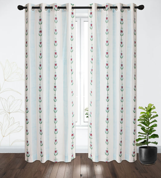 Phool Sitara Curtain (Pair of 2 Curtains)